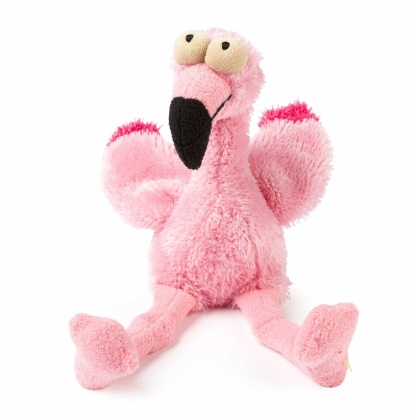 FuzzYard Dog Toy Neighborhood Nasties Flo the Flamingo Large