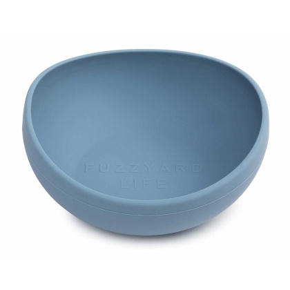 French Blue - FuzzYard Life Silicone Bowl  - S