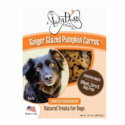 Lazy Dog Ginger Glazed Pumpkin Carrot Dog Treat 14oz