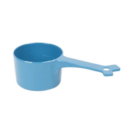 Blue - Messy Mutts Melamine Dog Food Scoop  - 1 Cup