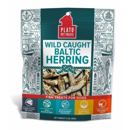 Plato Pet Treats Baltic Herring  - 3oz