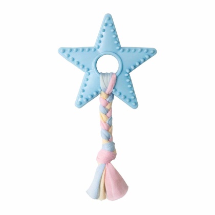 Blue - SnugArooz Lil Star Chew Dog Toy  - 7\